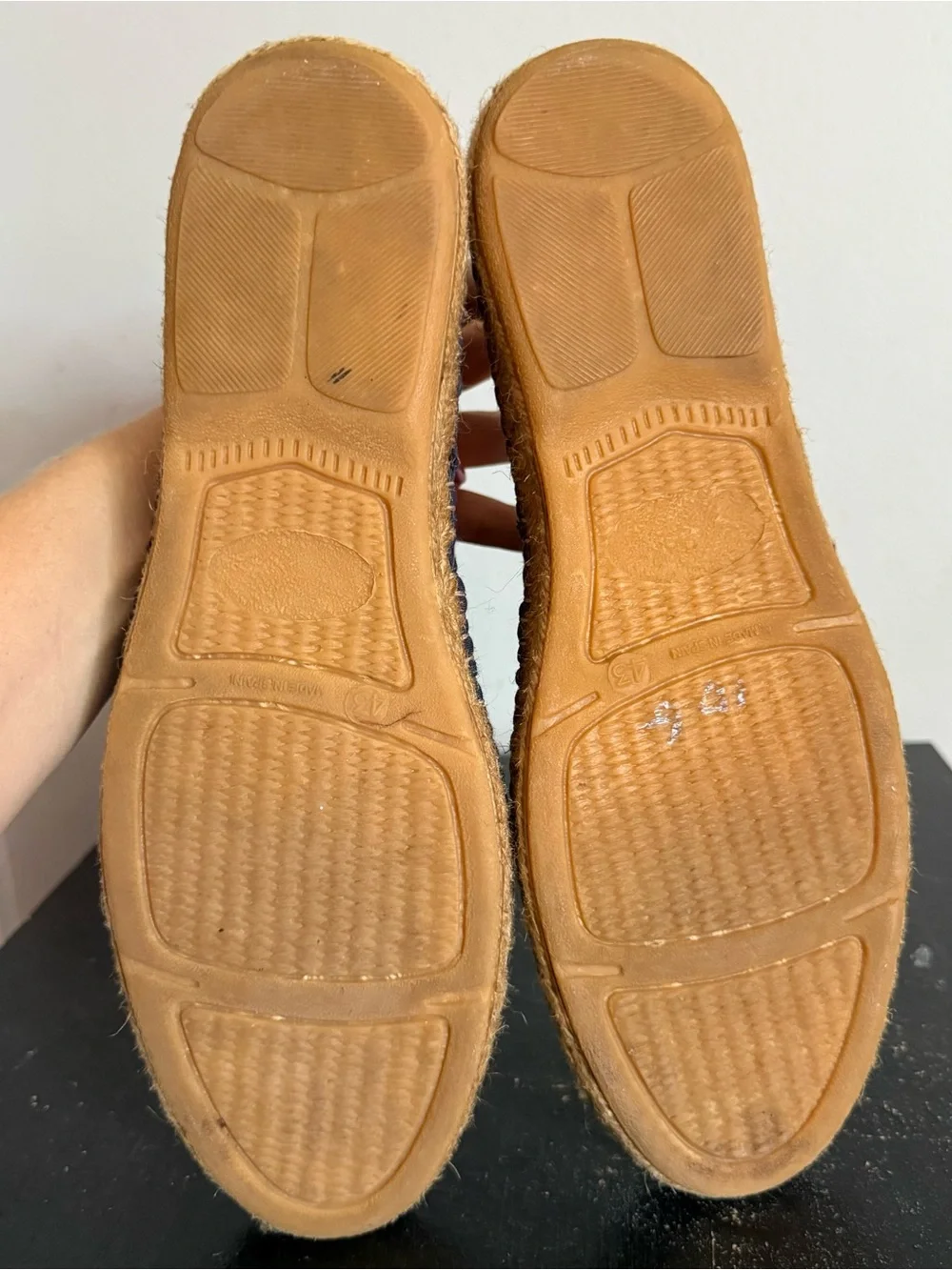 Viscata Mens Size 10 Shoes Navy Blue Espadrilles Slip On Casual Shoes